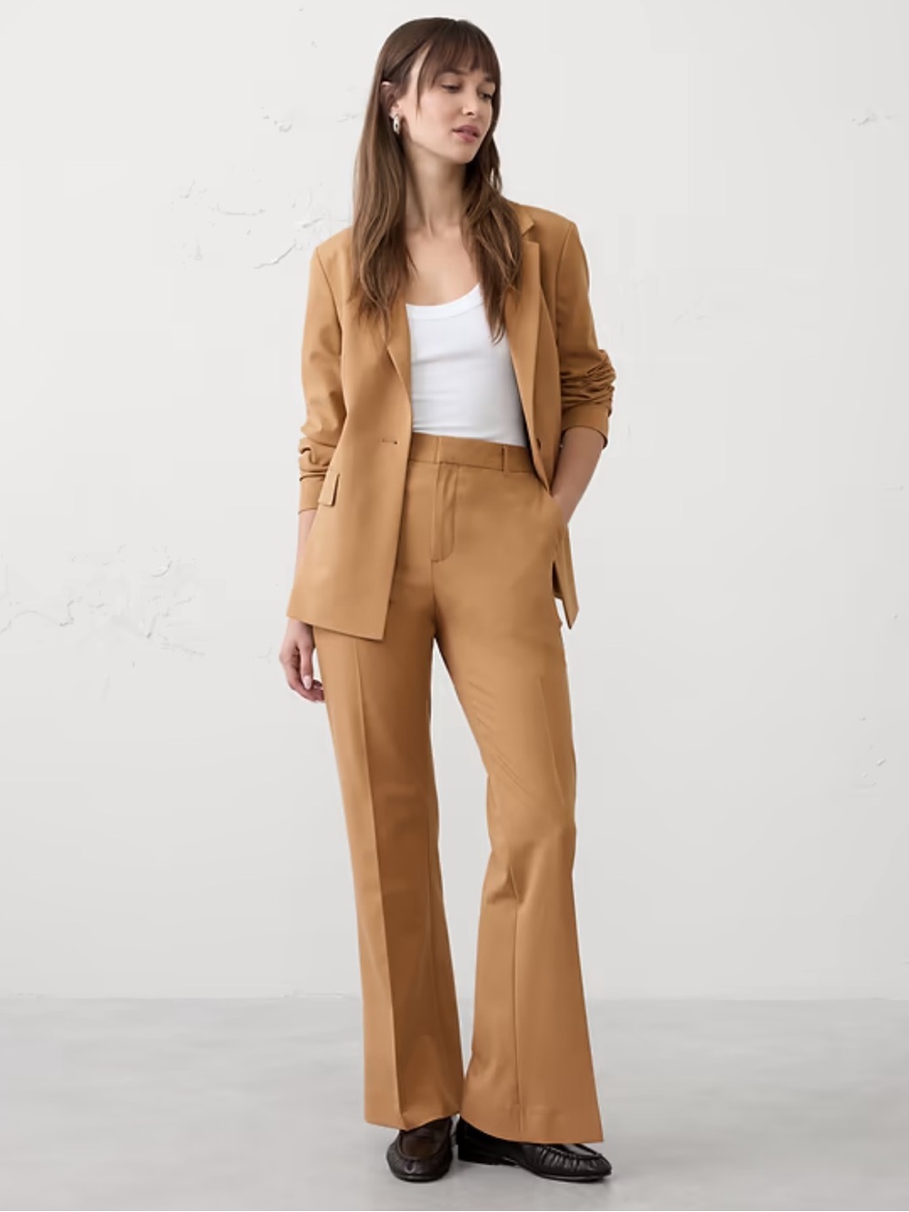 NWOT Banana Republic Factory Sculpted Blazer- size Petite 4 - Picture 2 of 7
